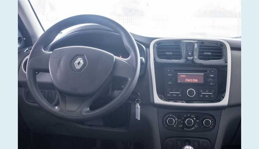 RENAULT RENAULT LOGAN AUTHENTIQUE 1.0 12V FLEX MANUAL 4P - BRANCO - 2020 Foto 7 (Grande)