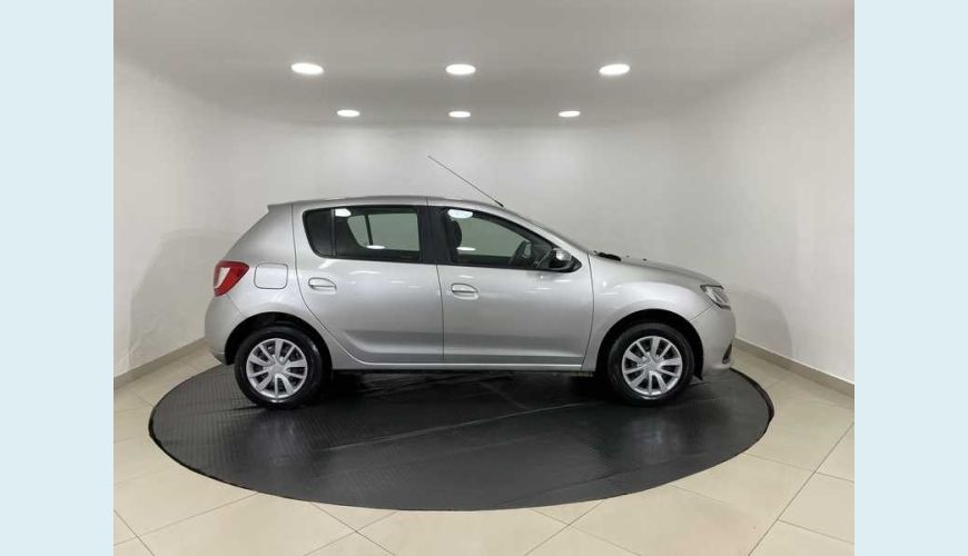 RENAULT SANDERO AUTHENTIQUE 1.0 12V FLEX MANUAL 4P - PRATA - 2019 Foto 7 (Grande)