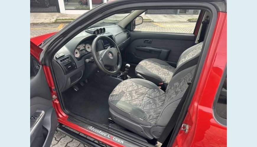 FIAT STRADA ADVENTURE LOCKER 1.8 8V FLEX MANUAL 4P - VERMELHO - 2010 Foto 7 (Grande)