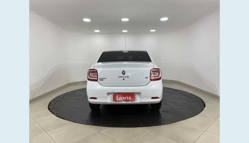 RENAULT LOGAN DYNAMIQUE 1.6 8V FLEX MANUAL 4P - BRANCO - 2015 Foto 7 (Grande)