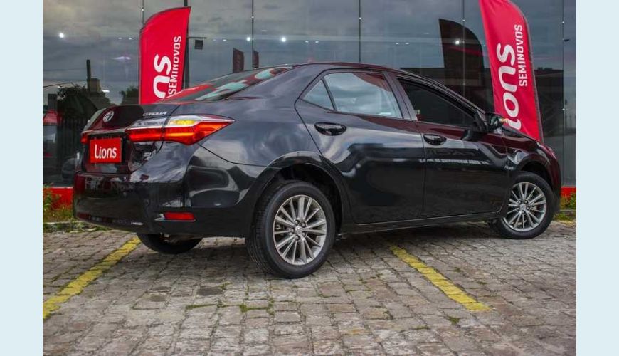 TOYOTA COROLLA GLI UPPER MULTI-DRIVE 1.8 FLEX AUT. 4P - PRETO - 2019 Foto 7 (Grande)