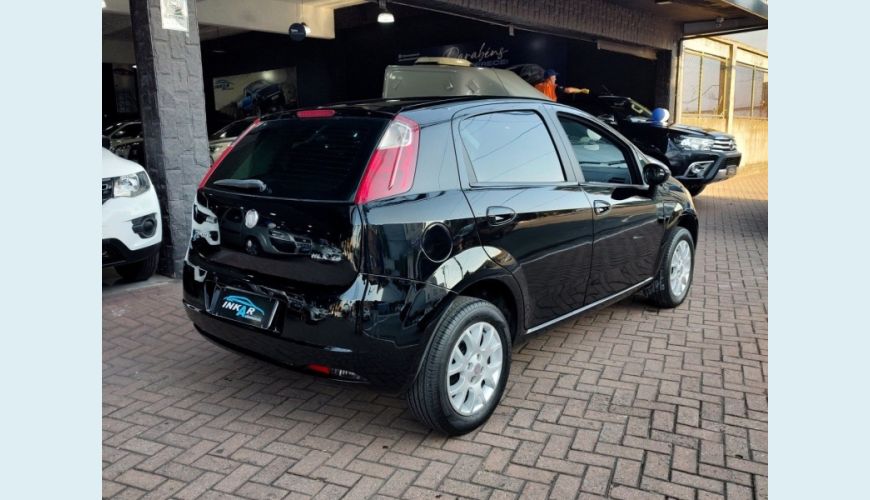 FIAT PUNTO FLEX MANUAL 4P - PRETO - 2008 Foto 7 (Grande)