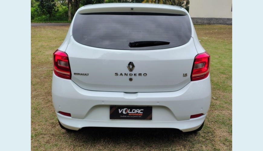RENAULT RENAULT SANDERO FLEX MANUAL 4P - BRANCO - 2015 Foto 7 (Grande)