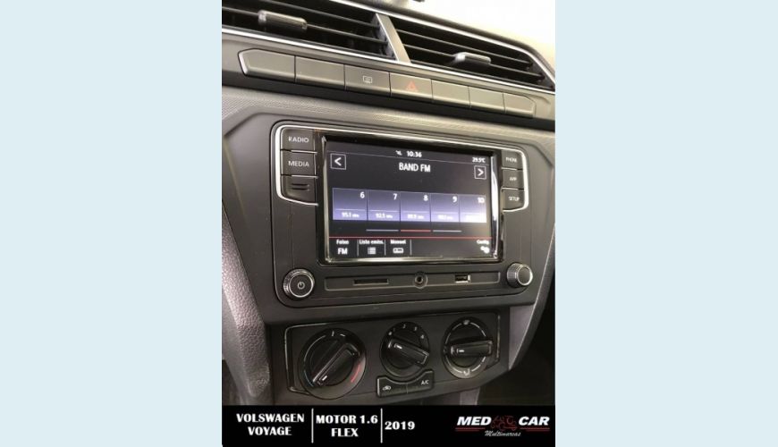 VOLKSWAGEN VOYAGE 1.6 16V MSI TOTALFLEX 4P AUT. - BRANCO - 2019 Foto 8 (Grande)