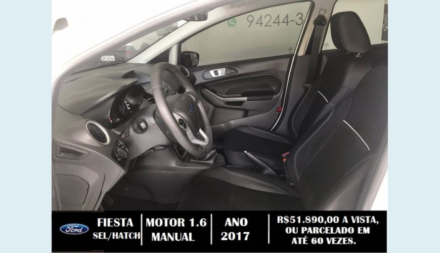 FORD FIESTA 1.6 SEL HATCH 16V FLEX 4P MANUAL - BRANCO - 2017 Foto 8 (Grande)