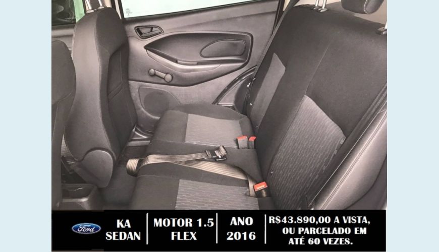 FORD KA 1.5 SIGMA FLEX SE MANUAL - BRANCO - 2016 Foto 8 (Grande)
