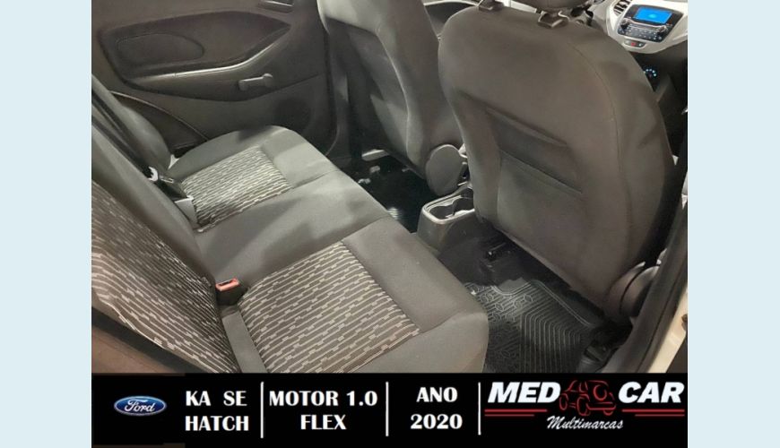 FORD KA 1.0 TI-VCT FLEX SE MANUAL - BRANCO - 2020 Foto 8 (Grande)