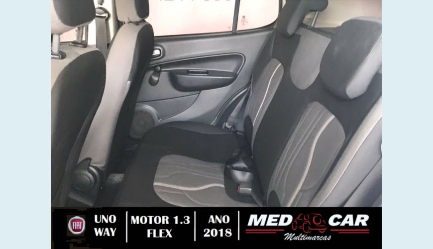 FIAT UNO 1.3 FIREFLY FLEX WAY 4P MANUAL - PRATA - 2018 Foto 8 (Grande)
