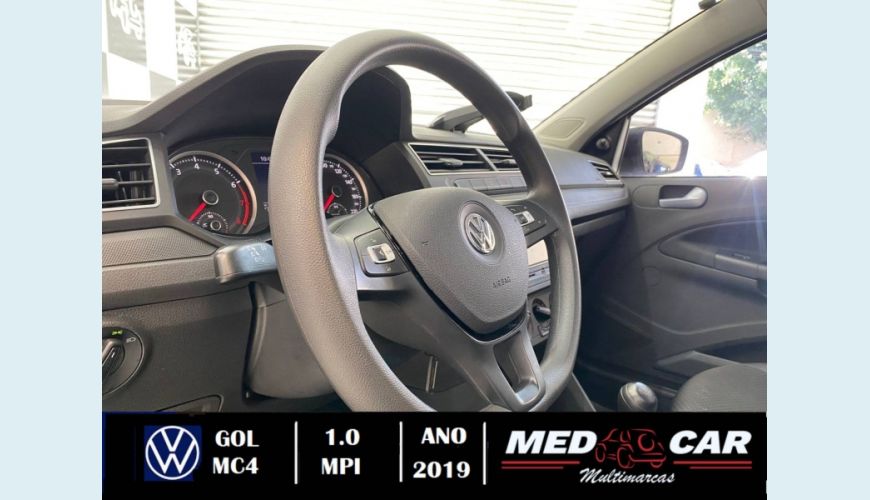 VOLKSWAGEN GOL 1.0 12V MPI TOTALFLEX 4P MANUAL - CINZA - 2019 Foto 8 (Grande)