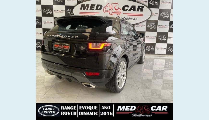 LAND ROVER RANGE ROVER EVOQUE 2.0 HSE DYNAMIC 4WD 16V 4P AUT. - PRETO - 2016 Foto 8 (Grande)