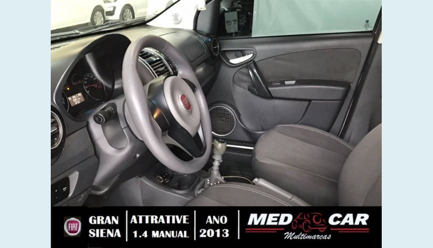 FIAT SIENA 1.4 MPI ATTRACTIVE 8V FLEX 4P MANUAL - PRATA - 2013 Foto 8 (Grande)