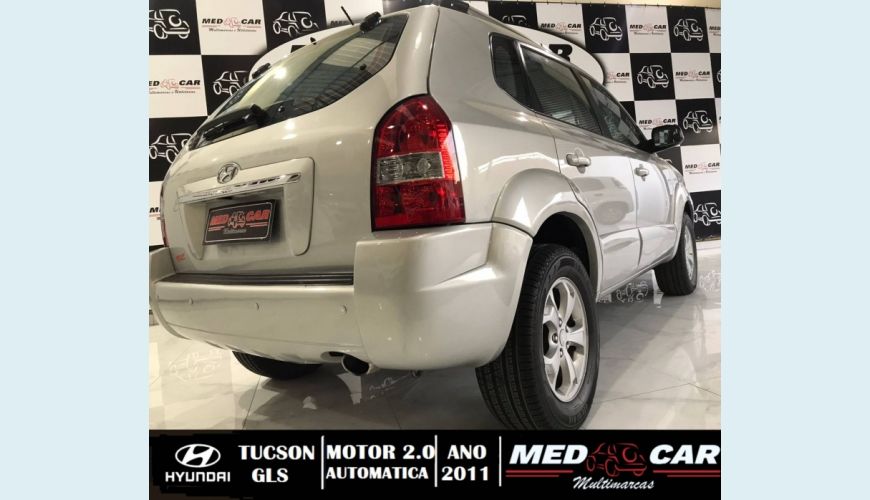 HYUNDAI TUCSON 2.0 MPFI GLS 16V 143CV 2WD 4P AUT. - PRATA - 2011 Foto 8 (Grande)