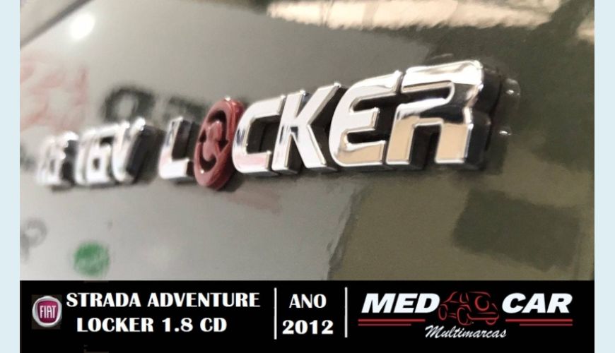 FIAT STRADA 1.8 MPI ADVENTURE LOCKER CD 16V FLEX 2P MANUAL - VERDE - 2012 Foto 8 (Grande)