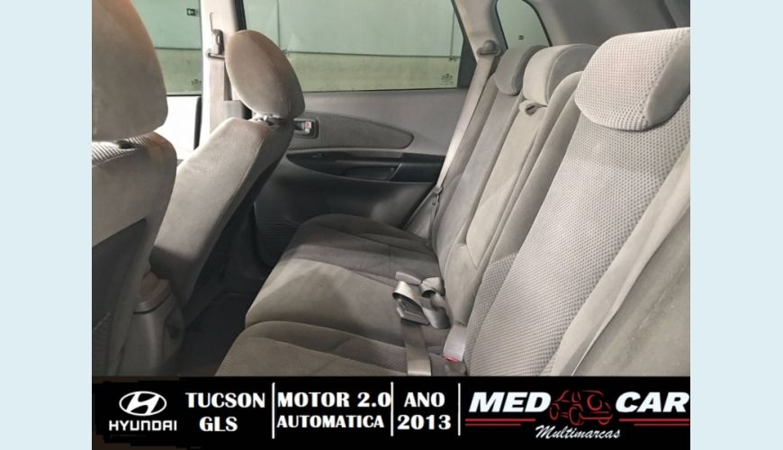 HYUNDAI TUCSON 2.0 MPFI GLS 16V 143CV 2WD 4P AUT. - PRETO - 2013 Foto 8 (Grande)