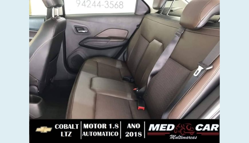 CHEVROLET COBALT 1.8 MPFI LTZ 8V FLEX 4P AUT. - PRETO - 2018 Foto 8 (Grande)