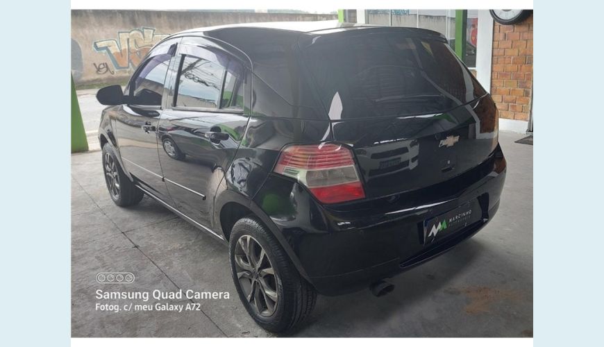 CHEVROLET AGILE 1.4 MPFI LT 8V FLEX 4P MANUAL - PRETO - 2012 Foto 8 (Grande)