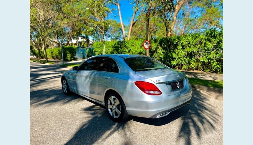 MERCEDES-BENZ C 180 1.6 CGI AVANTGARDE 16V TURBO 4P AUT. - PRATA - 2016 Foto 8 (Grande)