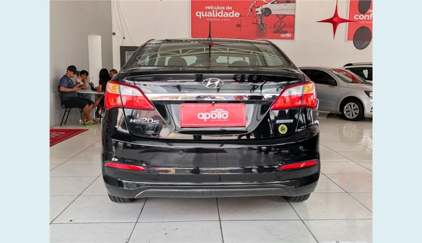 HYUNDAI HB 20S 1.6 COMFORT PLUS 16V FLEX 4P AUT. - PRETO - 2017 Foto 8 (Grande)