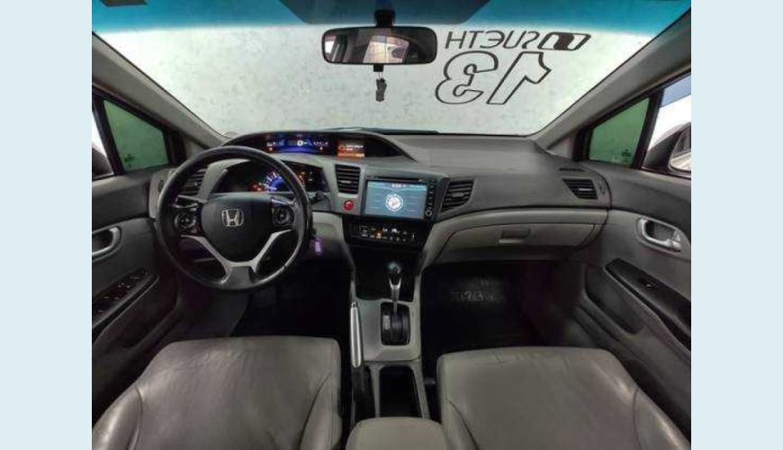HONDA CIVIC NEW LXL 1.8 16V I-VTEC AUT. FLEX - PRATA - 2013 Foto 8 (Grande)