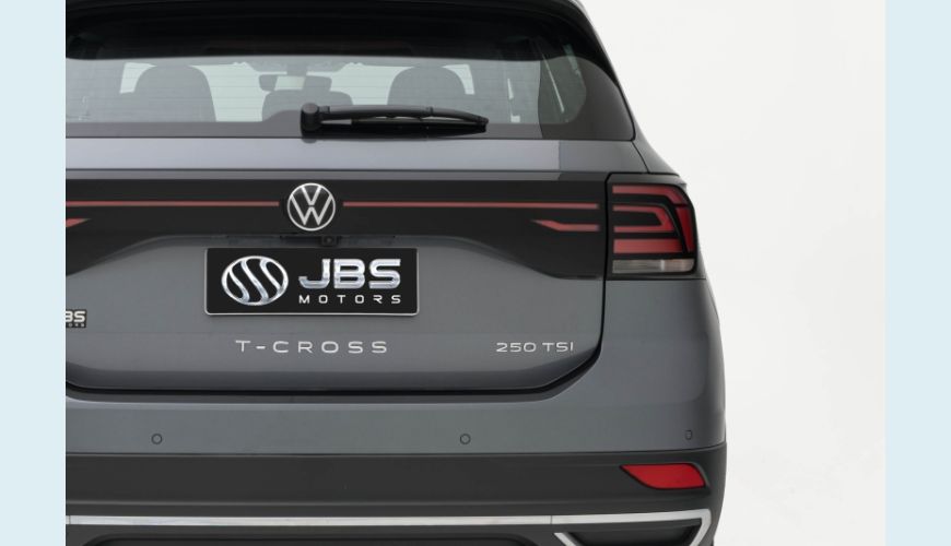 VOLKSWAGEN T-CROSS 1.4 250 TSI TOTAL FLEX HIGHLINE AUT. - CINZA - 2023 Foto 8 (Grande)