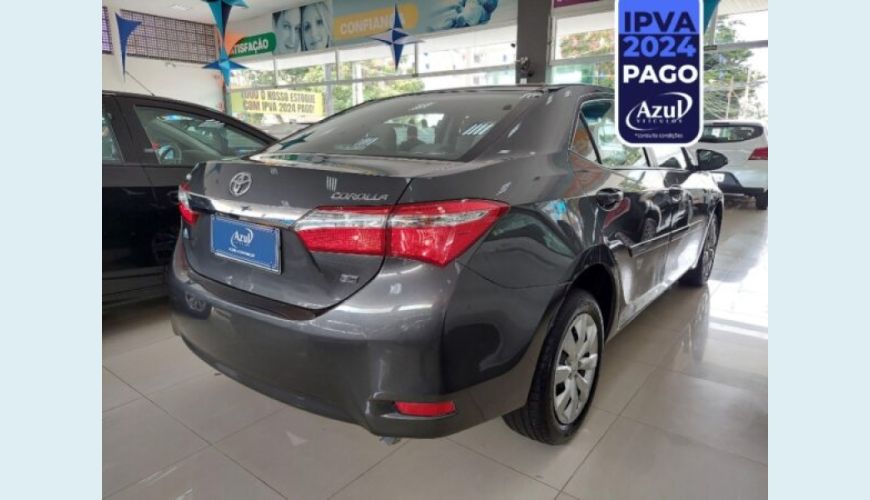 TOYOTA COROLLA 1.8 GLI 16V FLEX 4P AUT. - CINZA - 2016 Foto 8 (Grande)