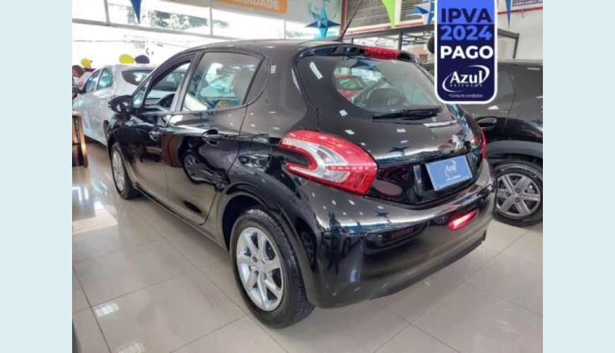 PEUGEOT 208 1.5 ALLURE 8V FLEX 4P MANUAL - PRETO - 2014 Foto 8 (Grande)