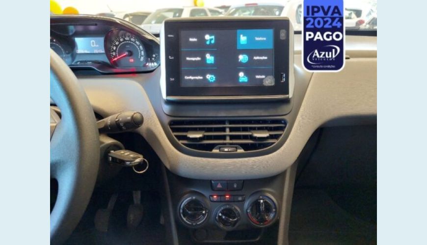 PEUGEOT 208 1.2 ACTIVE 12V FLEX 4P MANUAL - BRANCO - 2018 Foto 8 (Grande)
