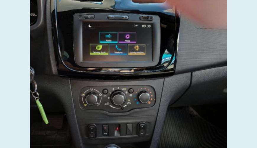 RENAULT LOGAN 1.6 16V SCE FLEX ZEN X-TRONIC - BRANCO - 2020 Foto 8 (Grande)