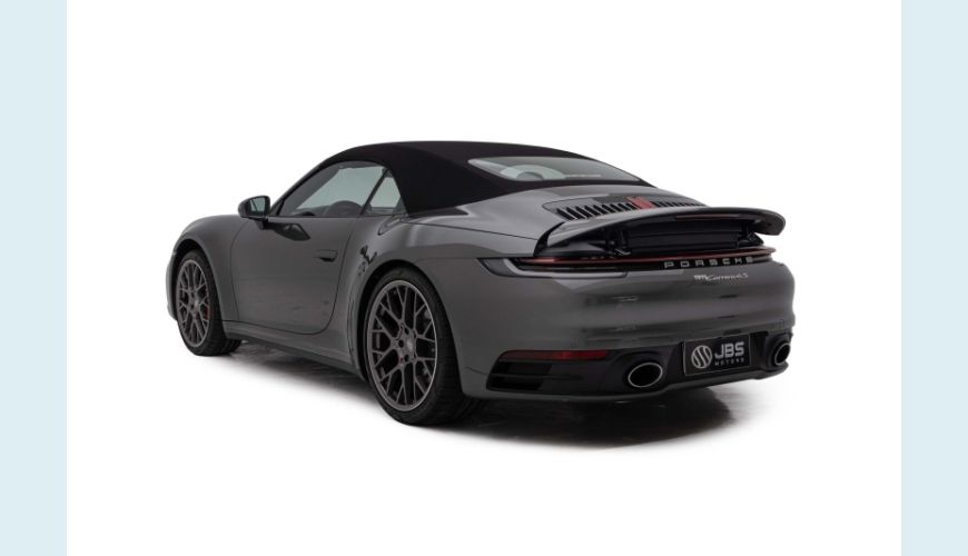 PORSCHE 911 3.0 24V H6 CARRERA 4S CABRIOLET PDK - CINZA - 2021 Foto 8 (Grande)