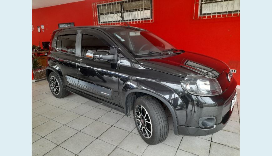 FIAT UNO SPORTING 1.4 EVO FIRE FLEX 8V 4P - PRETO - 2013 Foto 8 (Grande)