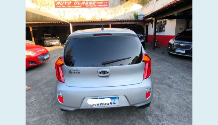 KIA PICANTO EX 1.1/1.0/ 1.0 FLEX MEC. - PRATA - 2012 Foto 8 (Grande)