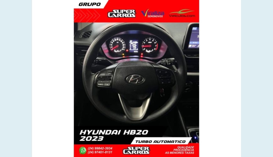 HYUNDAI HB 20 - PRETO - 2023 Foto 8 (Grande)