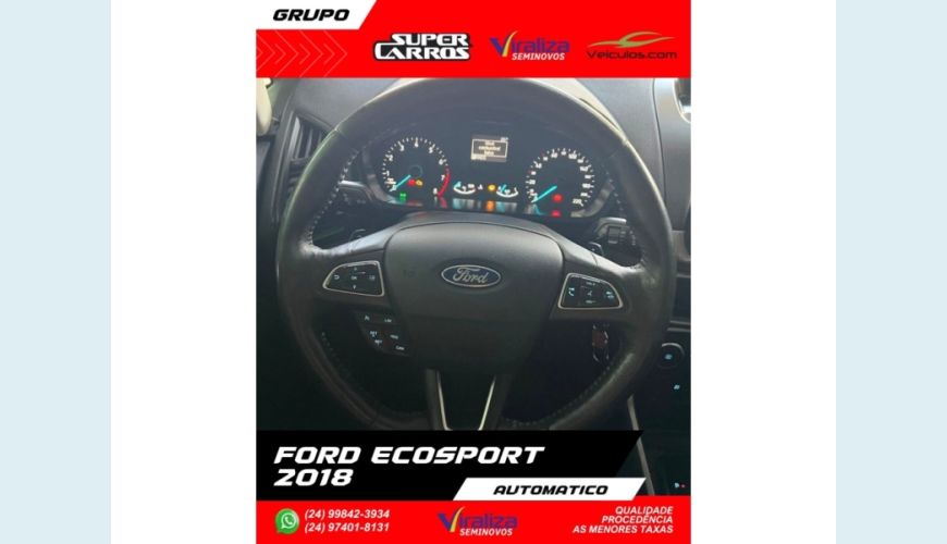 FORD ECOSPORT - BRANCO - 2018 Foto 8 (Grande)