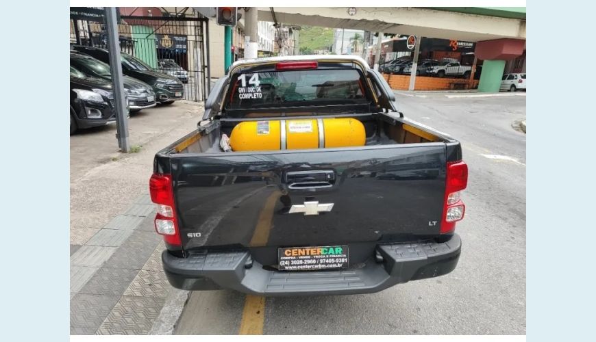 CHEVROLET S-10 2.4 LT 4X2 CD 8V FLEX 4P MANUAL - PRETO - 2014 Foto 8 (Grande)