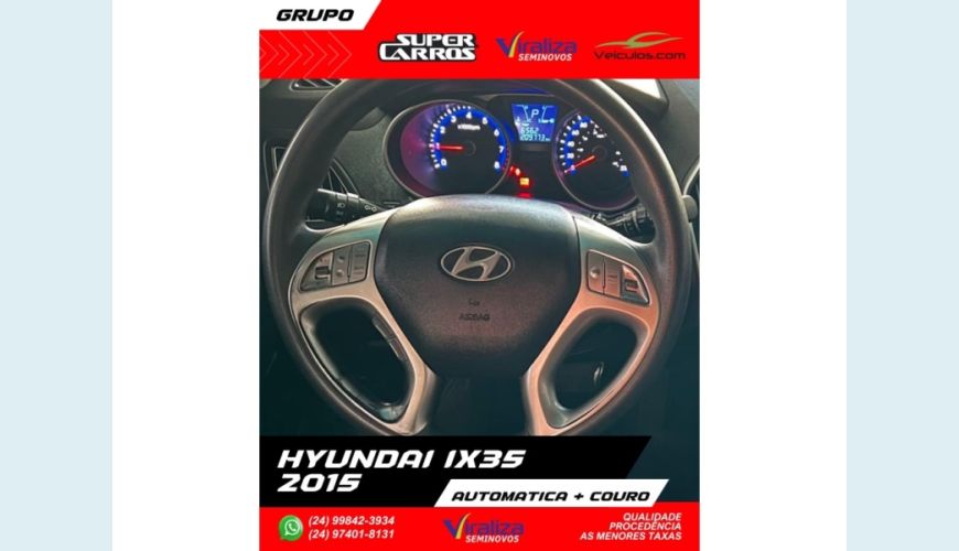 HYUNDAI IX35 - PRETO - 2015 Foto 8 (Grande)