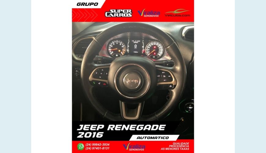 JEEP RENEGADE - VERMELHO - 2016 Foto 8 (Grande)