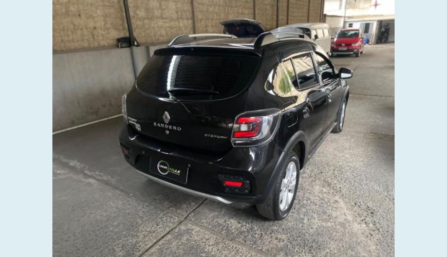 RENAULT SANDERO STEP 16R - PRETO - 2016 Foto 8 (Grande)