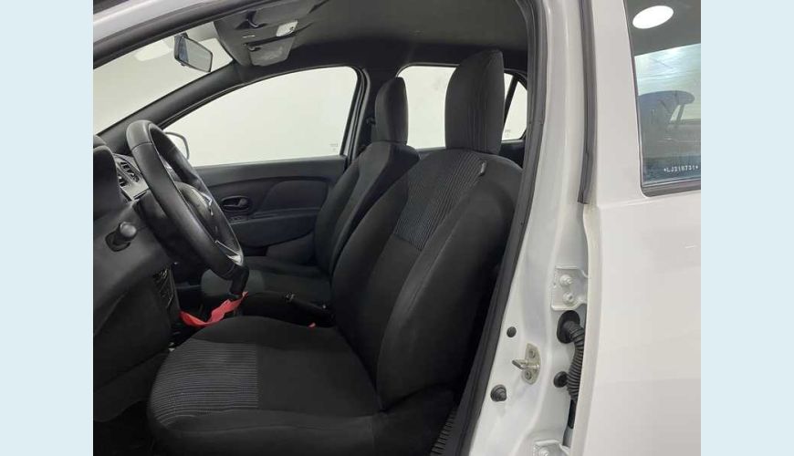 RENAULT LOGAN ZEN 1.0 12V SCE FLEX - BRANCO - 2020 Foto 8 (Grande)