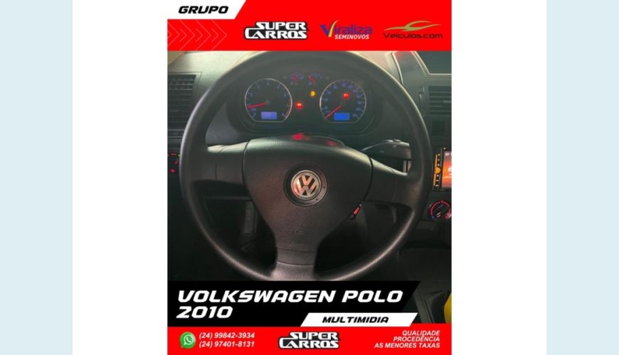 VOLKSWAGEN POLO SEDAN - PRETO - 2010 Foto 8 (Grande)