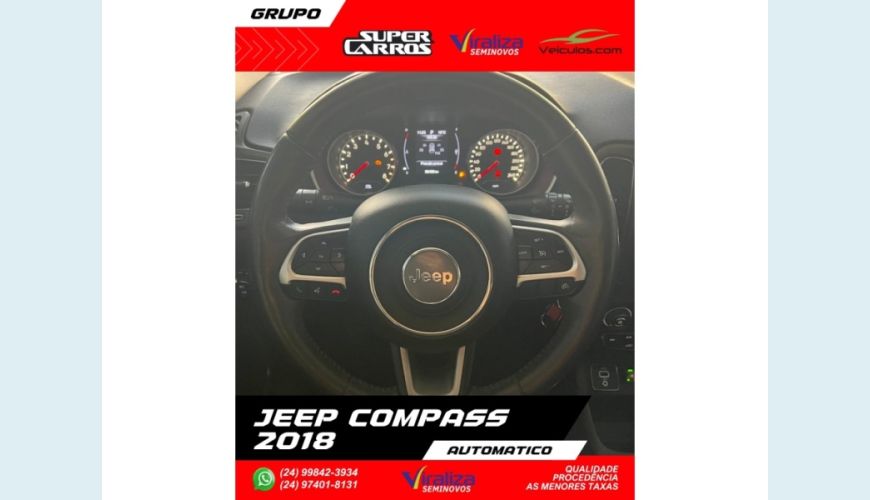 JEEP COMPASS - PRETO - 2018 Foto 8 (Grande)
