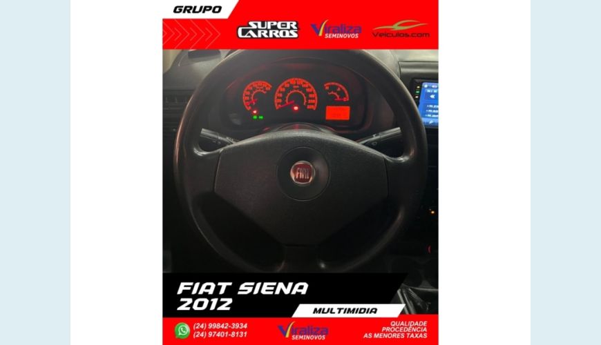 FIAT SIENA - PRETO - 2012 Foto 8 (Grande)