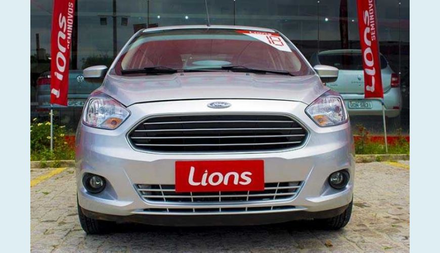 FORD KA SEDAN SE 1.0 FLEX - PRATA - 2018 Foto 8 (Grande)