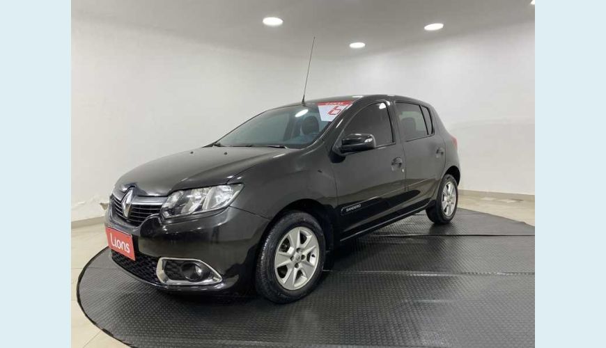 RENAULT SANDERO EXPRESSION 1.6 8V FLEX - PRETO - 2016 Foto 8 (Grande)