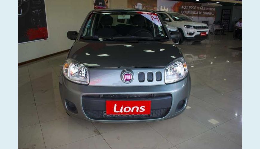 FIAT UNO VIVACE CELEB. 1.0 8V FLEX 4P - CINZA - 2014 Foto 8 (Grande)