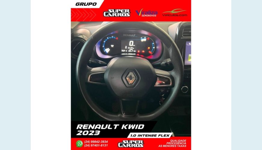 RENAULT KWID - PRATA - 2023 Foto 8 (Grande)