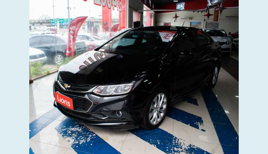 CHEVROLET CRUZE LT 1.4 16V TURBO FLEX AUTO - PRETO - 2018 Foto 8 (Grande)