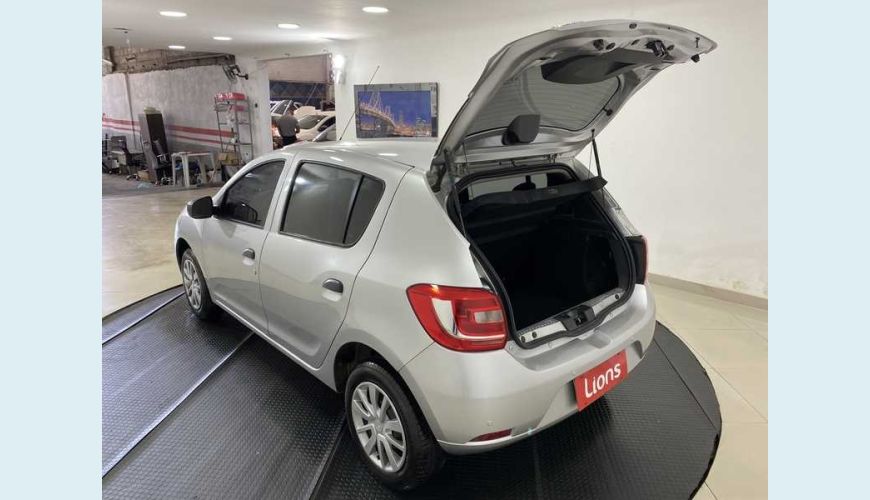 RENAULT SANDERO AUTHENTIQUE 1.0 12V SCE FLEX - PRATA - 2019 Foto 8 (Grande)