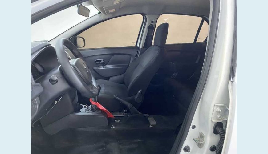 RENAULT LOGAN AUTHENTIQUE 1.0 12V SCE FLEX - BRANCO - 2018 Foto 8 (Grande)