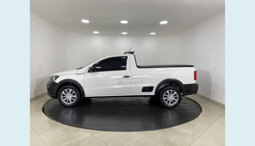 VOLKSWAGEN SAVEIRO ROBUST 1.6 MSI CS FLEX - BRANCO - 2018 Foto 8 (Grande)