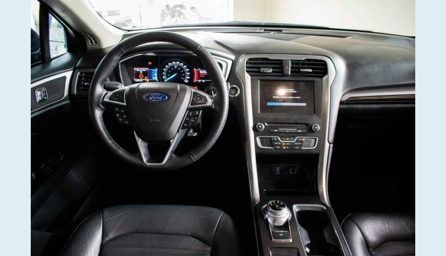 FORD FUSION 2.0 ECOBOOST SEL AUT. - CINZA - 2017 Foto 8 (Grande)
